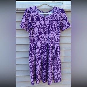 Snow White LulaRoe Amelia Dress with Pockets 2X